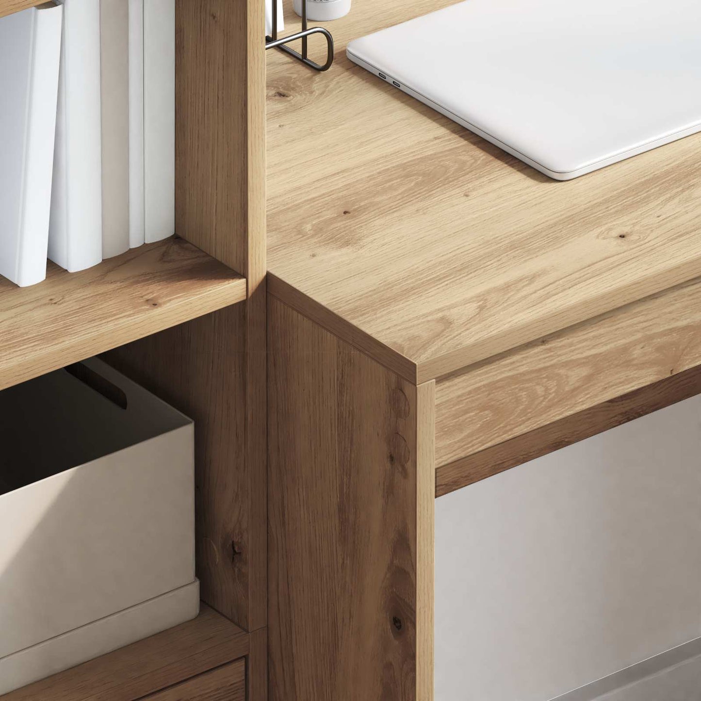 Desk Artisan Oak 145.5 x 50 x 127 cm 2 pcs