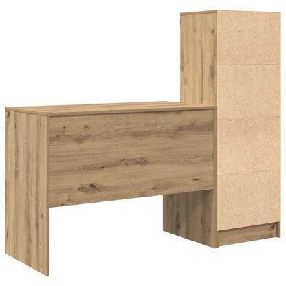 Desk Artisan Oak 145.5 x 50 x 127 cm 2 pcs