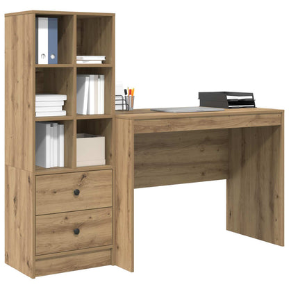 Desk Artisan Oak 145.5 x 50 x 127 cm 2 pcs