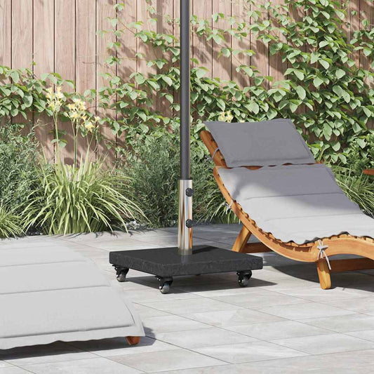 Parasol Base 30 kg Black Granite Square