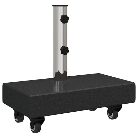 Parasol Base 25 kg Black Granite Rectangular