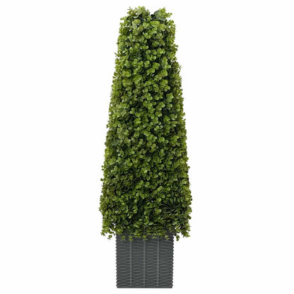 Eucalyptus Grass Tower Green 27 x 27 x 90 cm Plastic
