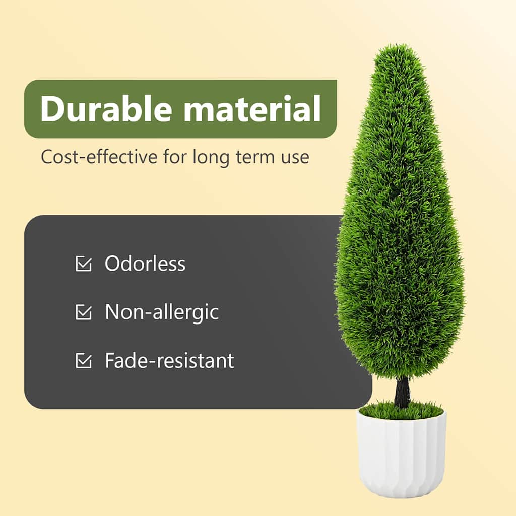 Artificial Pine Green 24 x 24 x 90 cm Plastic