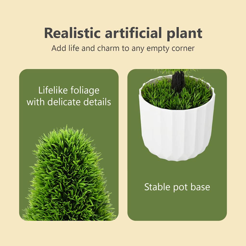 Artificial Pine Green 24 x 24 x 90 cm Plastic