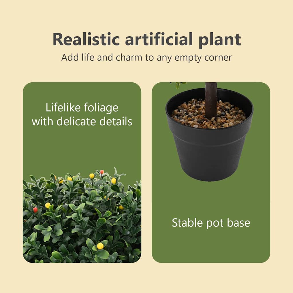 Boxwood Ball Green 35 x 35 x 50 cm Plastic