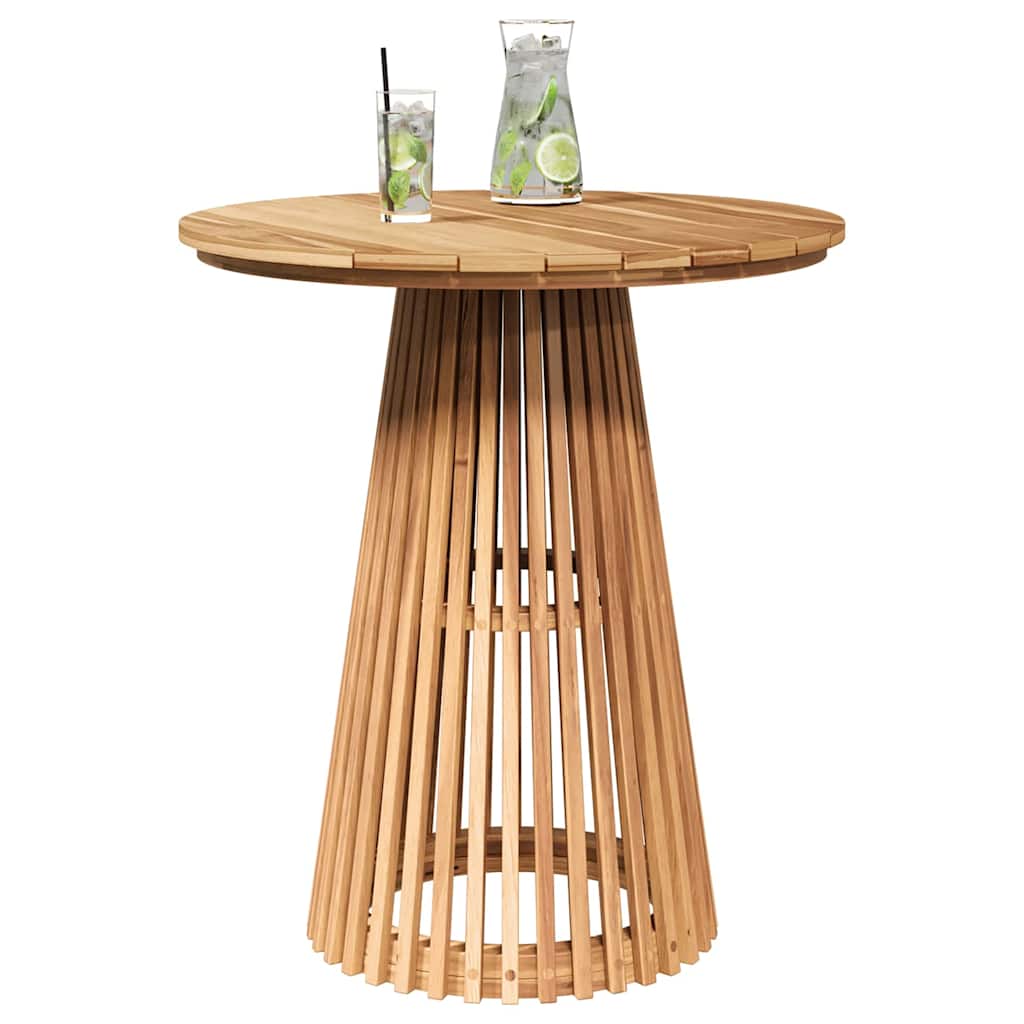 Side Table Brown 70 x 70 x 75 cm Solid Teak Wood