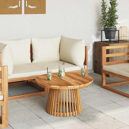 Side Table Brown 70 x 70 x 40 cm Solid Teak Wood