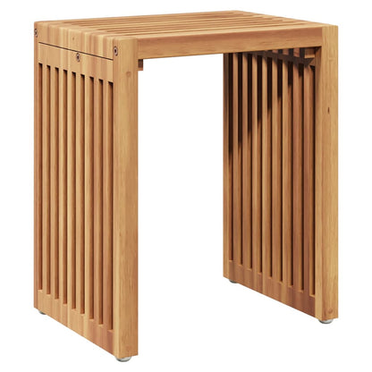 Garden Side Table 3 pcs Brown 33 x 44.5 x 51 cm Solid Teak Wood