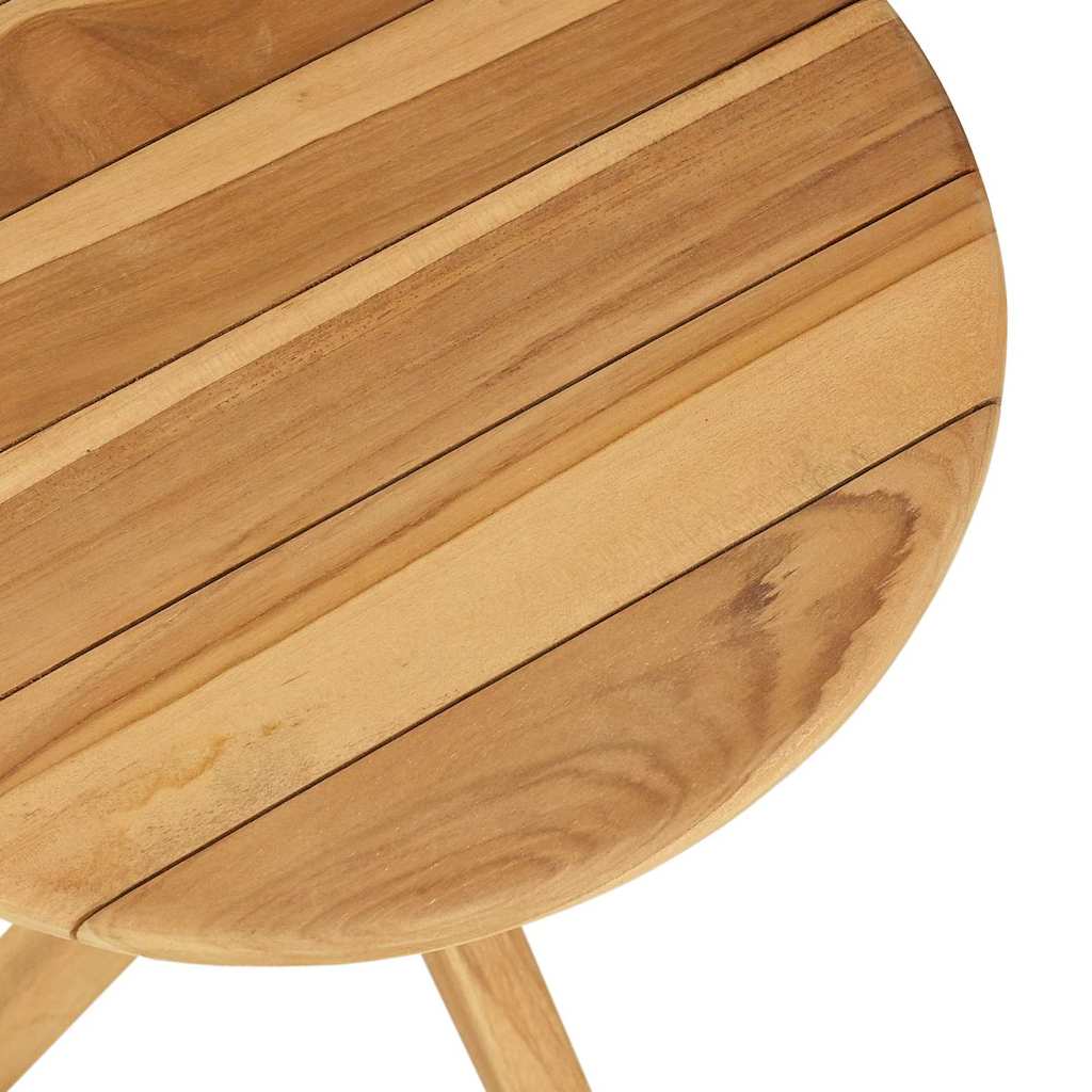 Side Table Brown 40 x 40 x 41 cm Solid Teak Wood