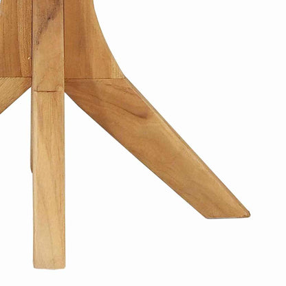 Side Table Brown 55 x 55 x 51 cm Solid Teak Wood