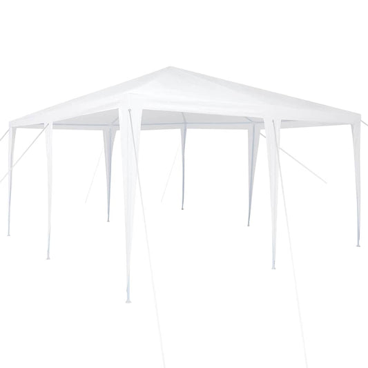 Party Tent White 400 x 400 x 266 cm Polyester and Steel