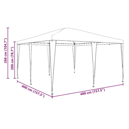 Party Tent Blue and White 400 x 400 x 266 cm