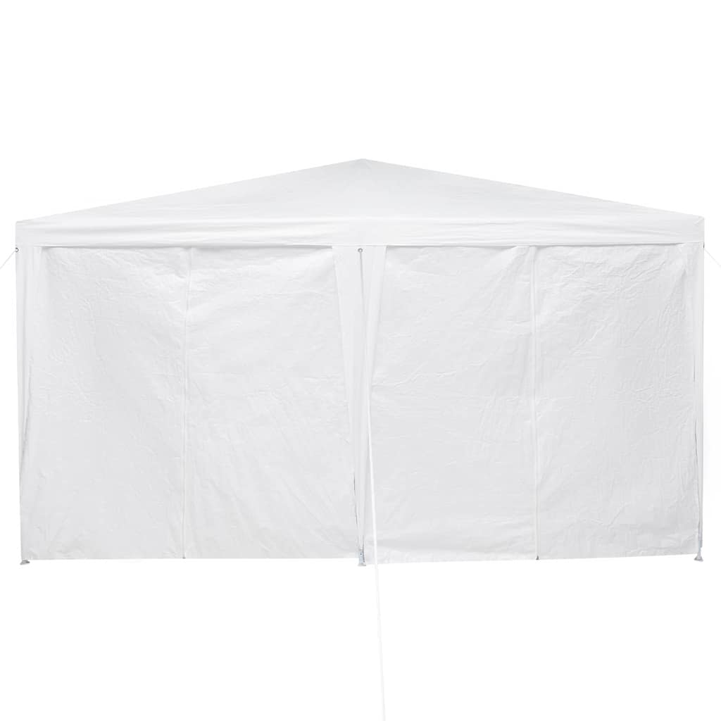 Party Tent White 400 x 400 x 266 cm Polyester and Steel