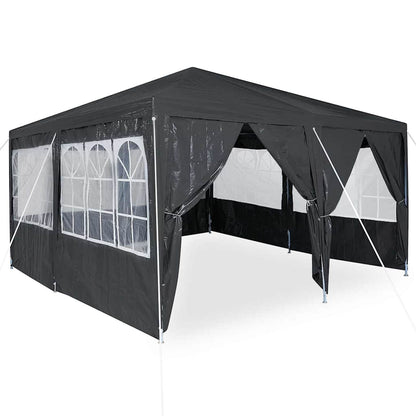 Party Tent Anthracite and White 400 x 400 x 266 cm