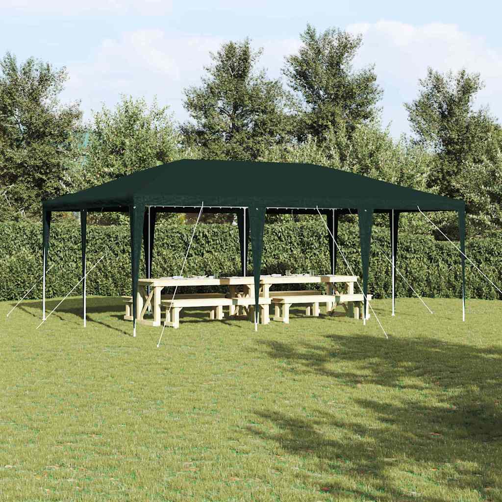 Party Tent Green and White 600 x 400 x 266 cm