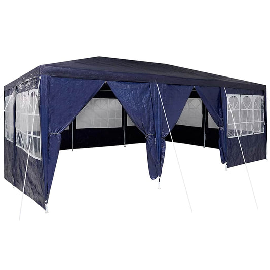 Party Tent Blue and White 600 x 400 x 266 cm