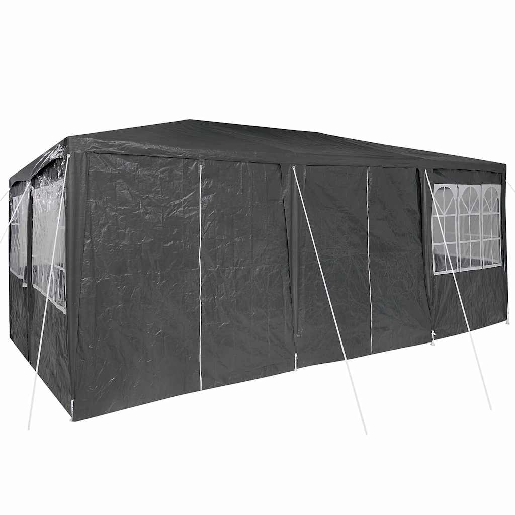 Party Tent Anthracite and White 600 x 400 x 266 cm