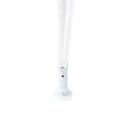 Party Tent White 800 x 400 x 266 cm Polyethylene and Steel