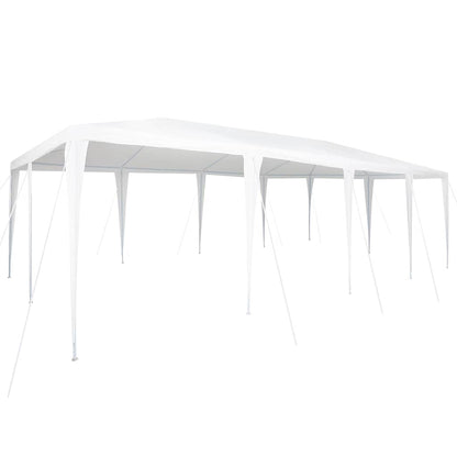 Party Tent White 800 x 400 x 266 cm Polyester and Steel