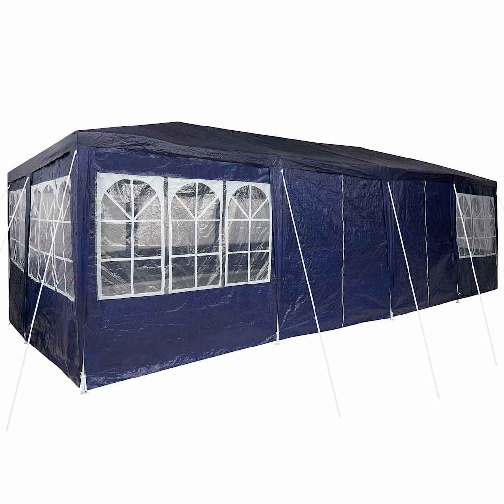 Party Tent Blue and White 800 x 400 x 266 cm