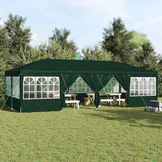 Party Tent Green and White 800 x 400 x 266 cm