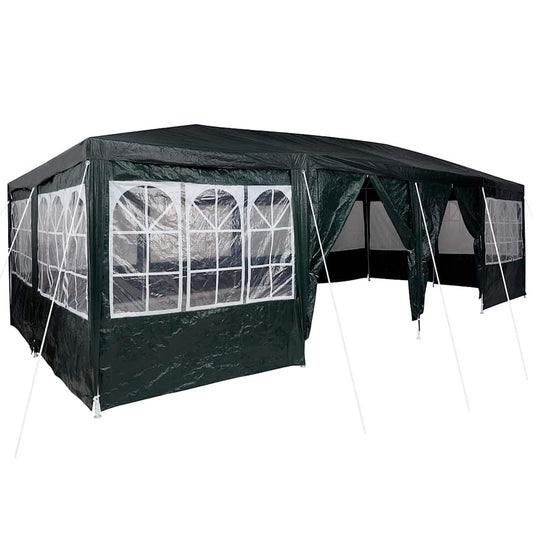 Party Tent Green and White 800 x 400 x 266 cm