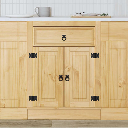Cabinet SKI Honey Brown 60 x 46 x 81.5 cm Solid Pine Wood