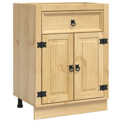 Cabinet SKI Honey Brown 60 x 46 x 81.5 cm Solid Pine Wood