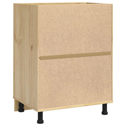 Cabinet SKI Honey Brown 60 x 46 x 81.5 cm Solid Pine Wood