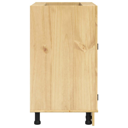 Cabinet SKI Honey Brown 60 x 46 x 81.5 cm Solid Pine Wood