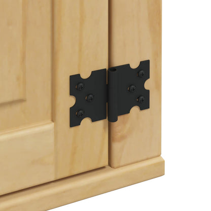 Cabinet SKI Honey Brown 60 x 32 x 60 cm Solid Pine Wood