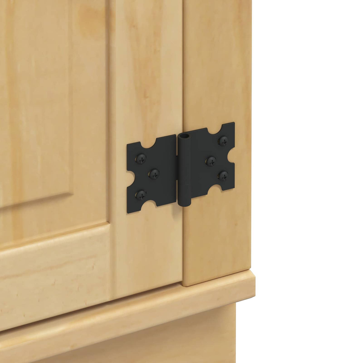 Cabinet SKI Honey Brown 80 x 80 x 81 cm Solid Pine Wood