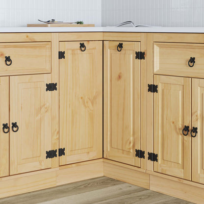 Cabinet SKI Honey Brown 80 x 80 x 81 cm Solid Pine Wood