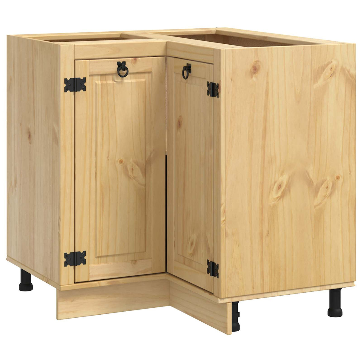 Cabinet SKI Honey Brown 80 x 80 x 81 cm Solid Pine Wood