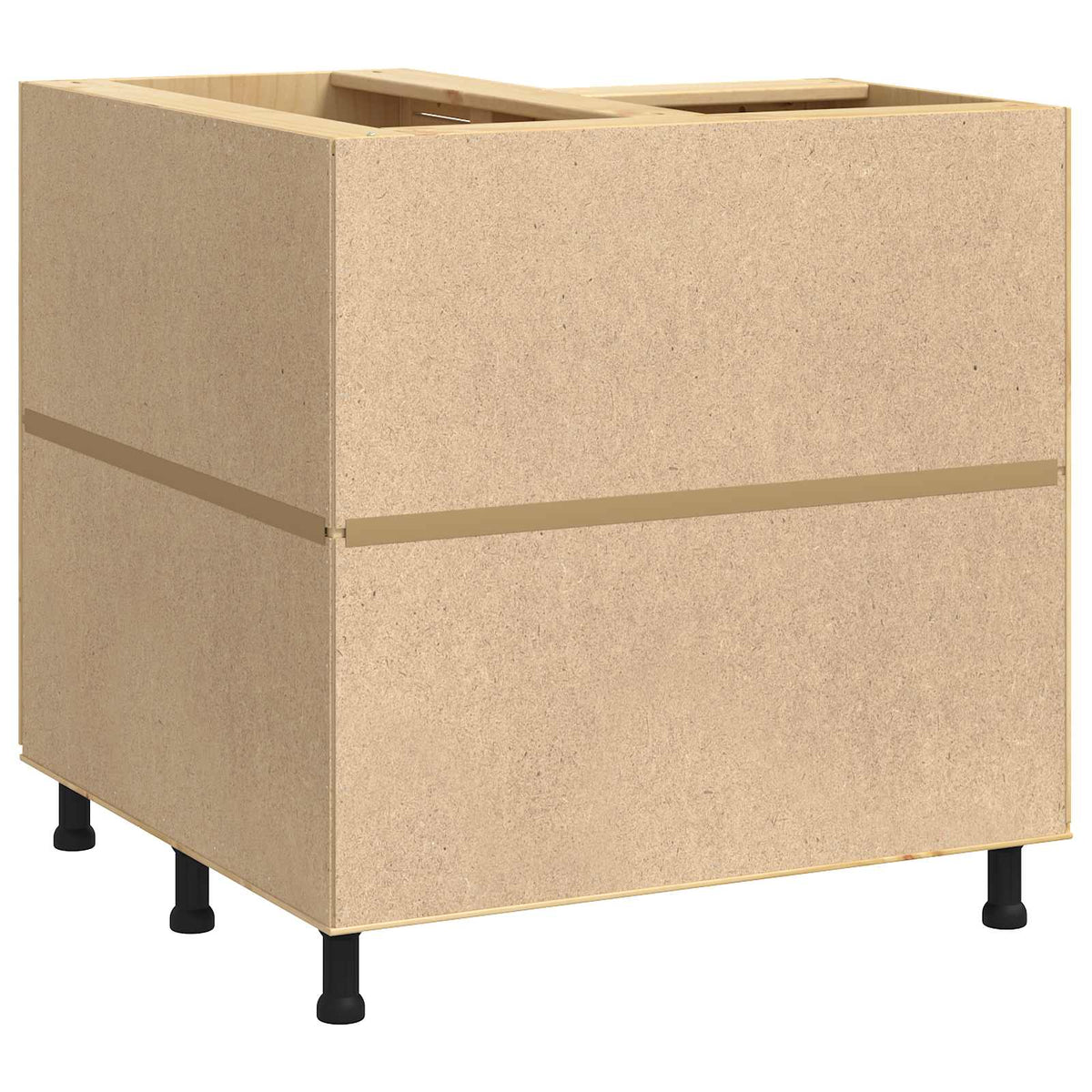 Cabinet SKI Honey Brown 80 x 80 x 81 cm Solid Pine Wood