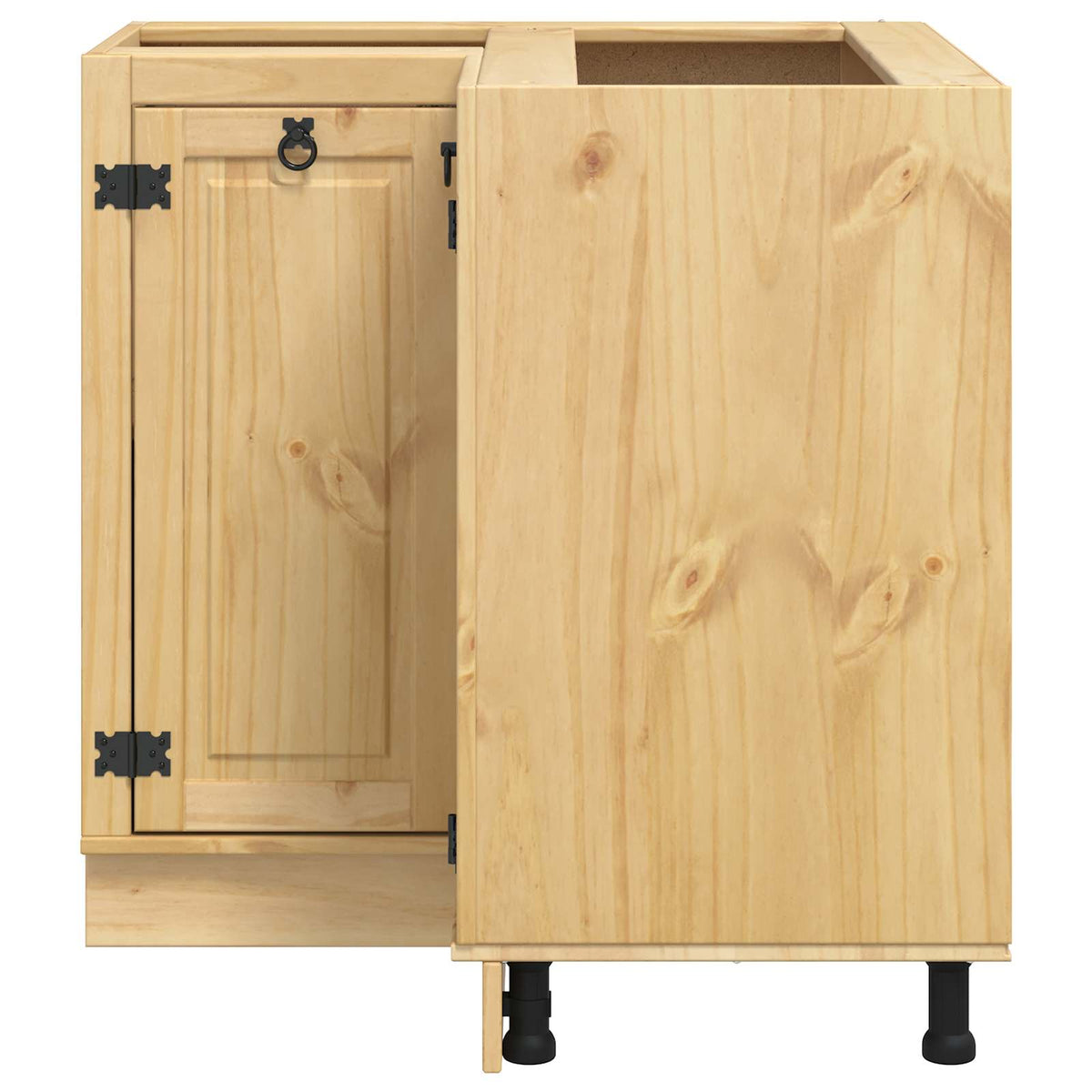Cabinet SKI Honey Brown 80 x 80 x 81 cm Solid Pine Wood