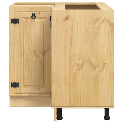 Cabinet SKI Honey Brown 80 x 80 x 81 cm Solid Pine Wood