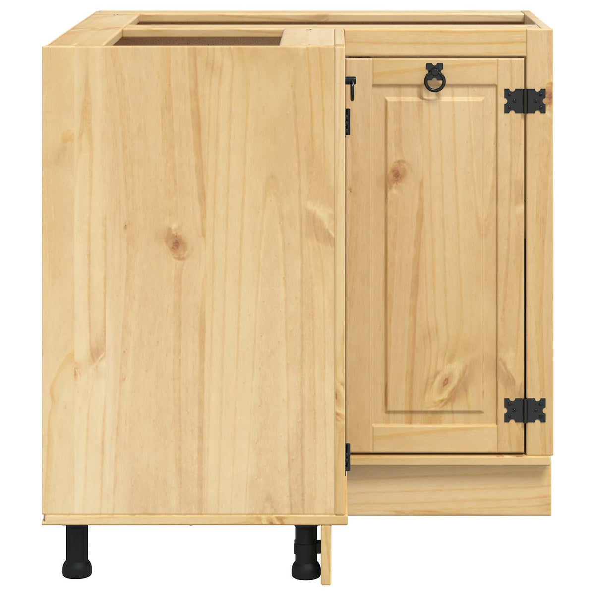 Cabinet SKI Honey Brown 80 x 80 x 81 cm Solid Pine Wood