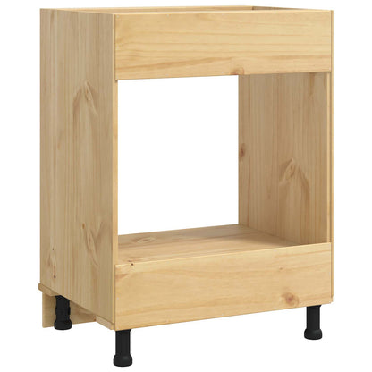 Cabinet SKI Honey Brown 60 x 46 x 81 cm Solid Pine Wood