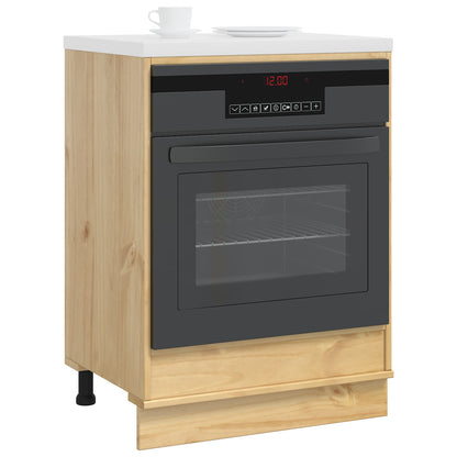 Cabinet SKI Honey Brown 60 x 46 x 81 cm Solid Pine Wood