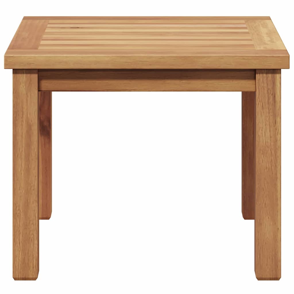 Coffee Table Brown 17.72 x 17.72 x 14.17 in Solid Teak Wood