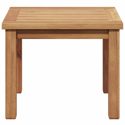 Coffee Table Brown 17.72 x 17.72 x 14.17 in Solid Teak Wood