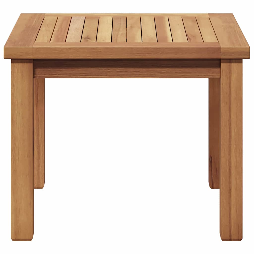 Coffee Table Brown 17.72 x 17.72 x 14.17 in Solid Teak Wood