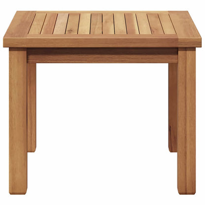 Coffee Table Brown 17.72 x 17.72 x 14.17 in Solid Teak Wood