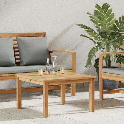 Coffee Table Brown 23.62 x 23.62 x 14.17 in Solid Teak Wood