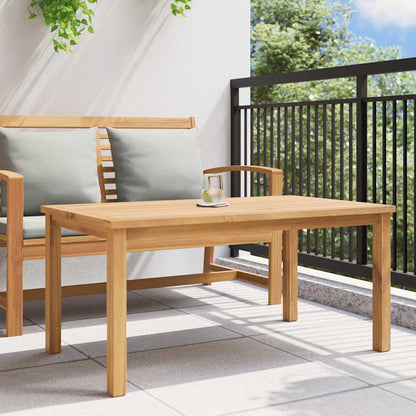 Coffee Table Brown 43.31 x 21.65 x 17.72 in Solid Teak Wood