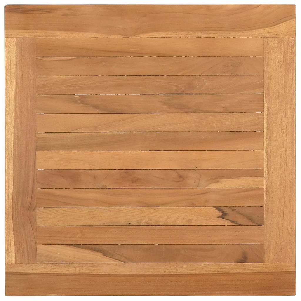 Coffee Table Brown 17.7" x 17.7" x 17.7" Solid teak wood
