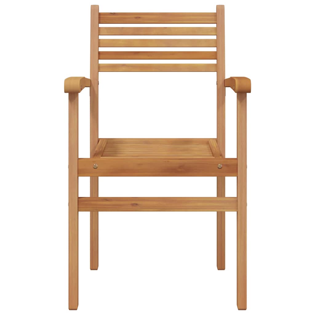 Chair 4 pcs Brown 56 x 55 x 90.5 cm Solid Teak Wood