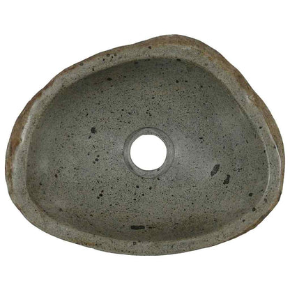 Basin Light grey (30-37) x (25-30) x 12 cm River stone