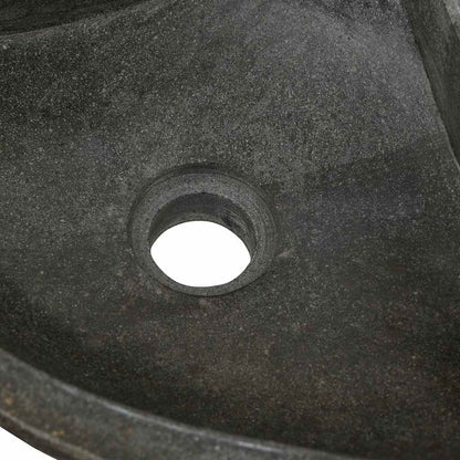 Wall Hung Corner Basin Grey (38-45) x (38-45) x 12 cm